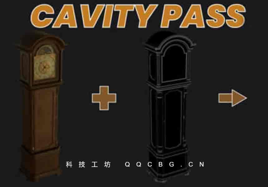 模型边界通道渲染合成 Cavity Pass v1.2.0