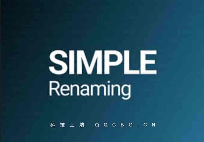 Simple Renaming Panel 三维模型批量重命名 v2.1.4